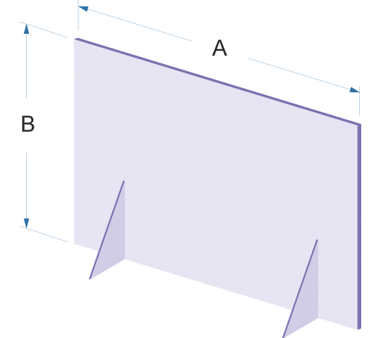 Plexiglass transparent dans votre taille désirée