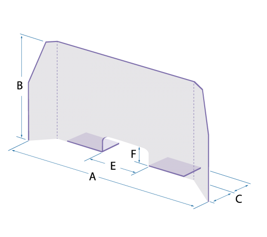 Panneau en plexiglas acrylique Transparent, 2 pièc – Grandado