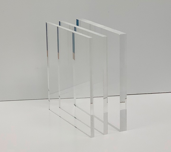 Plancha de Metacrilato transparente de diferentes tamaños - Placa acrílico transparente PMMA 4 X Placa Metacrilato transparente 5 mm 100x100, 100x70, 100x50, 100x30 Tamaño 10 x 10 cm 